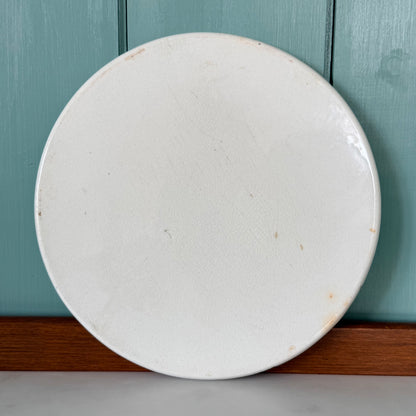 Antique W &amp; T Avery Porcelain Scale Plate King Edward VII c.1910s