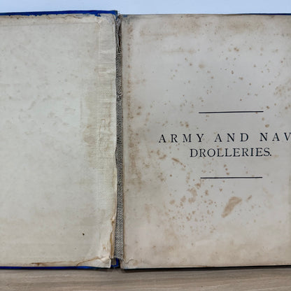Army and Navy Drolleries Captain Seccombe Victorian Colour Plate Book