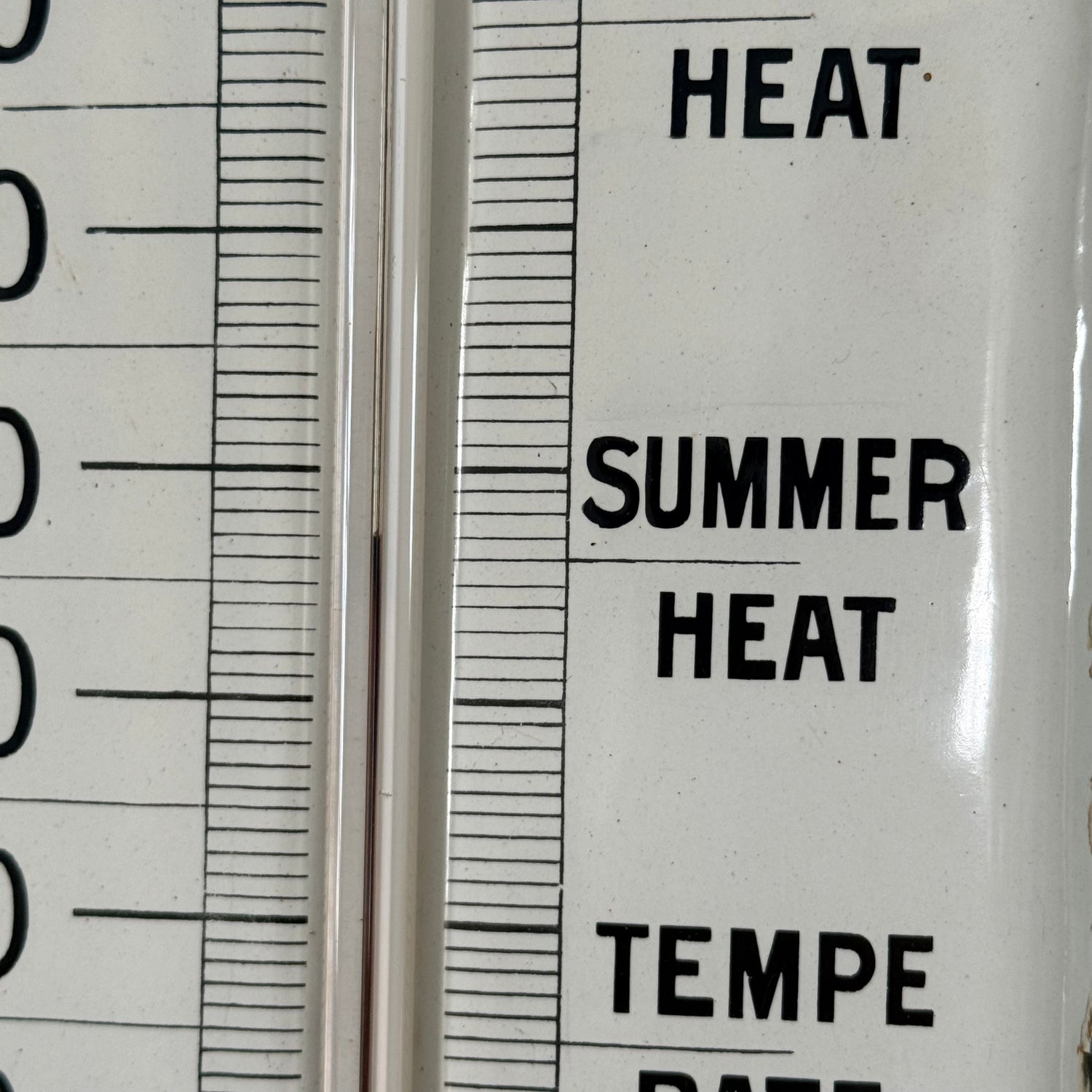 Antique Stephens Ink Enamel Advertising Thermometer Sign