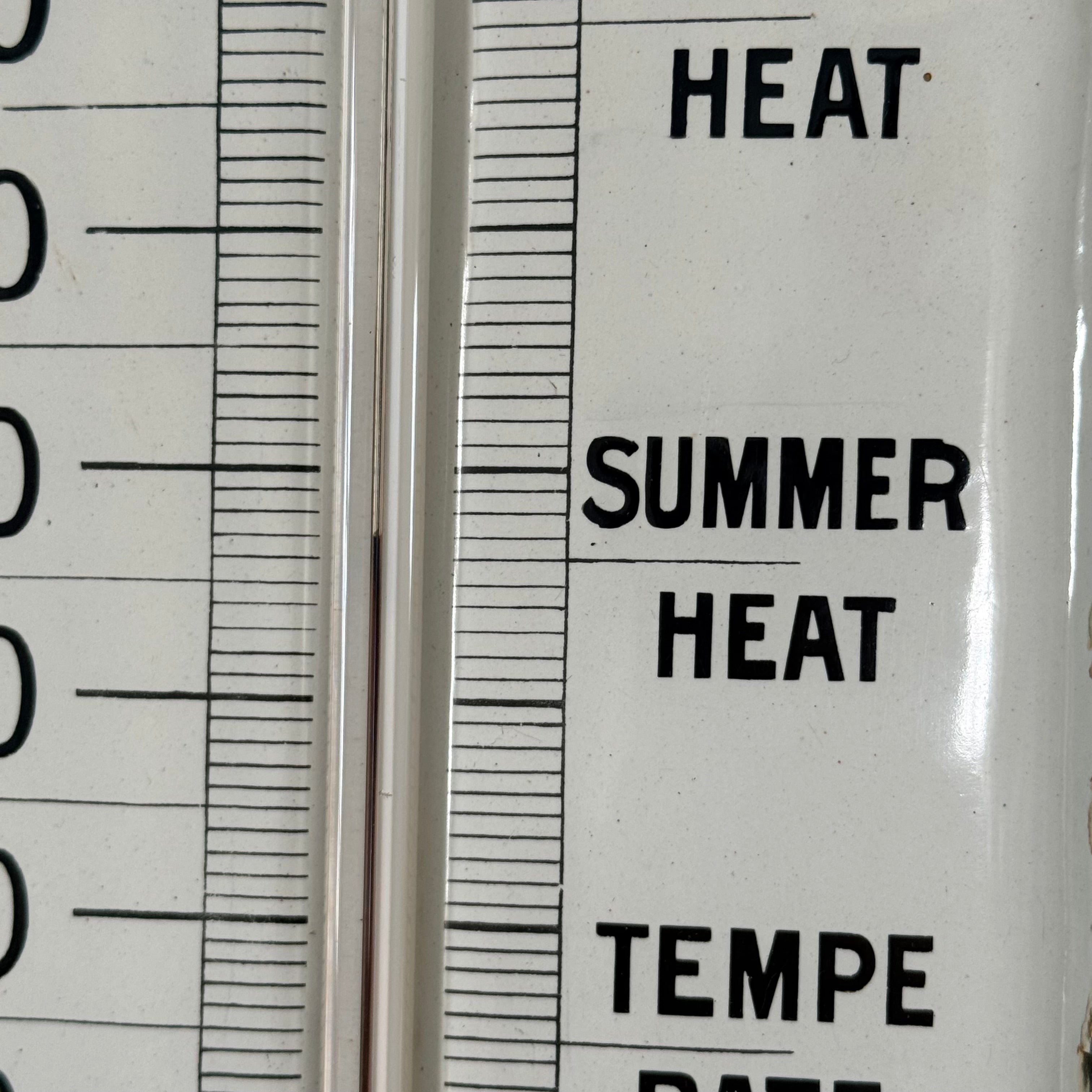 Antique Stephens Ink Enamel Advertising Thermometer Sign