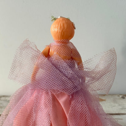 Vintage Pink Christmas Tree-Top Fairy c.1950s–1960s