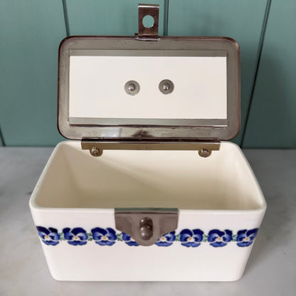 Art Deco WMF Wächtersbach Pansy Biscuit Box Dec. 2194