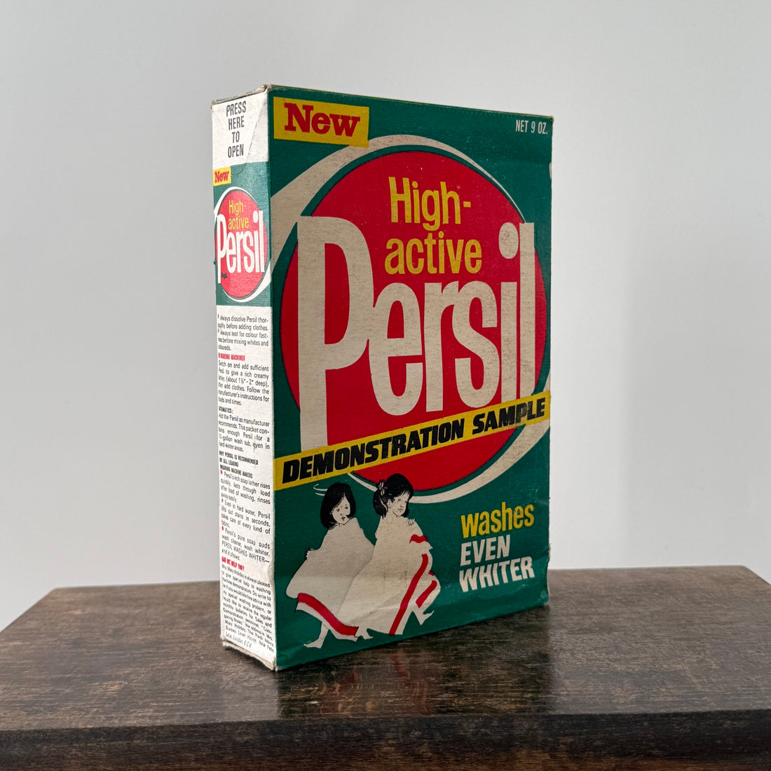 UNOPENED Persil High-Active Demonstration Sample Washing Powder c1950s