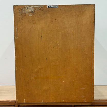 Sylko Machine Twist Oak Haberdashery Cabinet with Glass Drawers