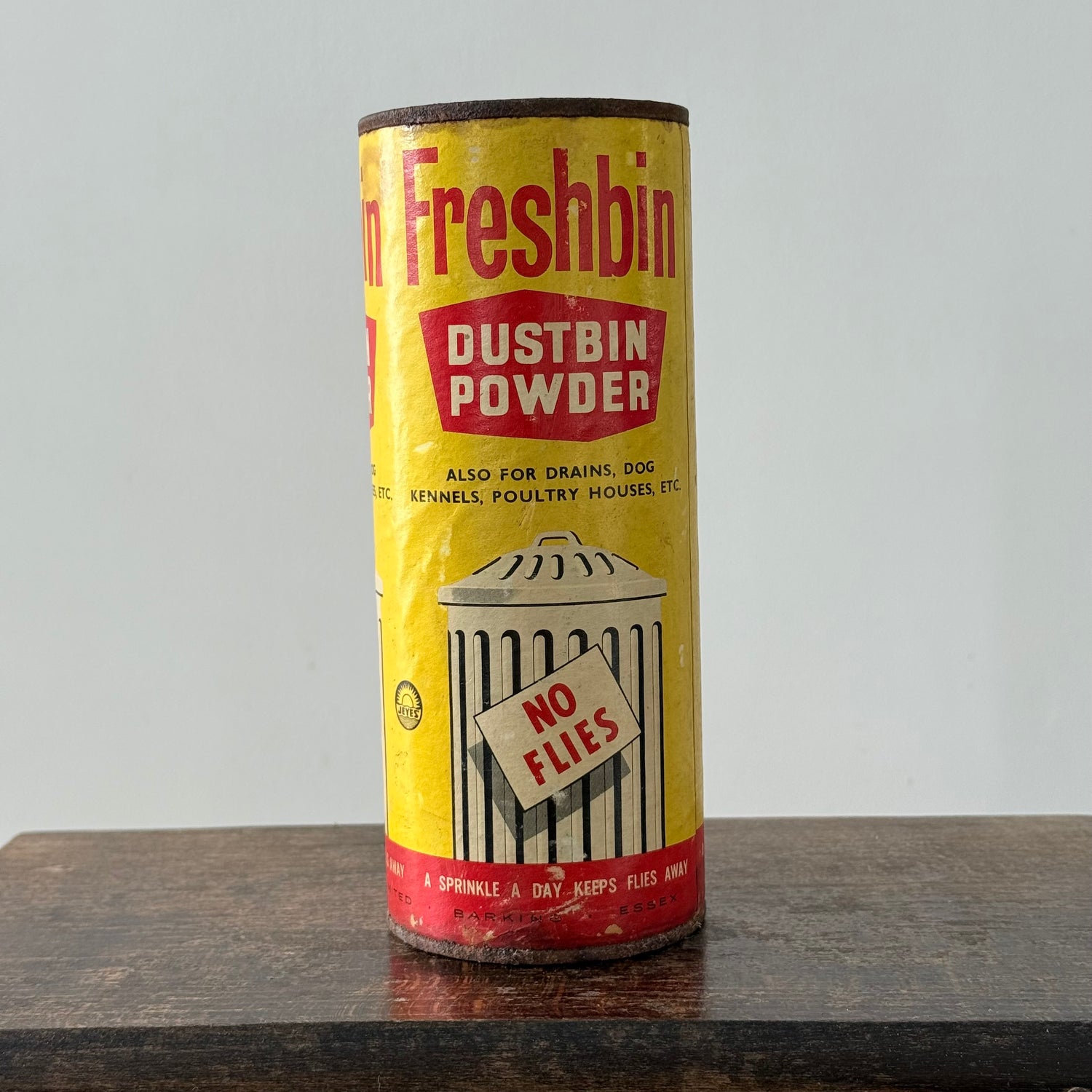 Freshbin Dustbin Powder Vintage Advertising Tin Unopened