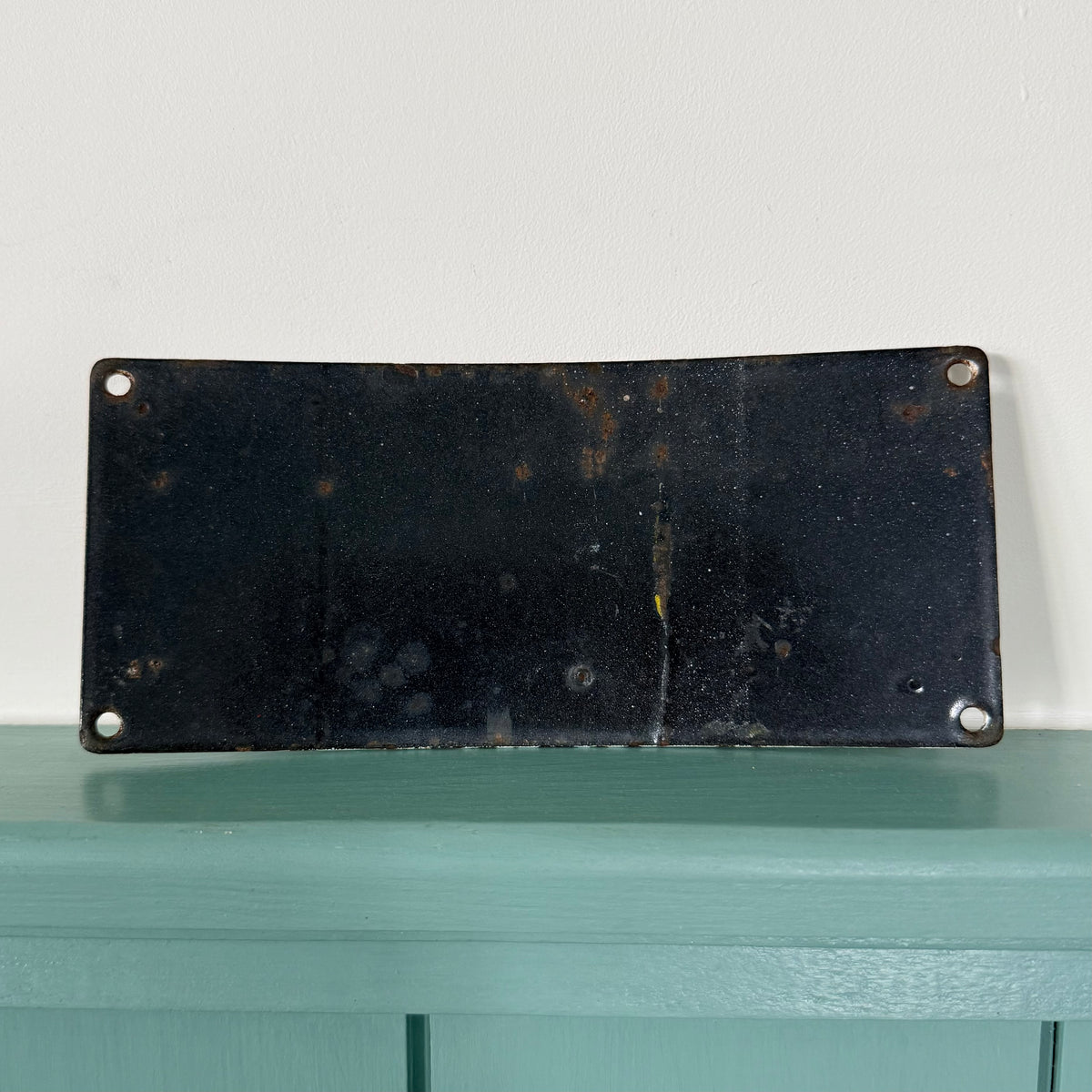 Vintage Enamel Commercial Vehicle Tyre Instruction Plate c.1950s