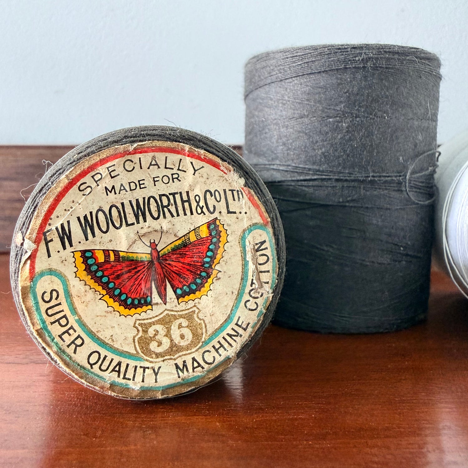 Vintage Butterfly Cotton Reels &amp; Woolworths Thread Spools Collection