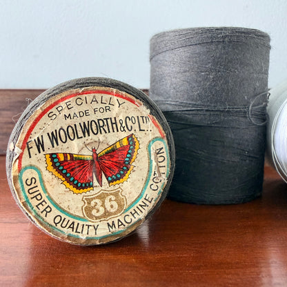Vintage Butterfly Cotton Reels &amp; Woolworths Thread Spools Collection