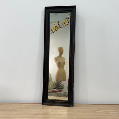 Vintage Shell Petrol Advertising Mirror Royal Warrant British Petroleum BP 1930s