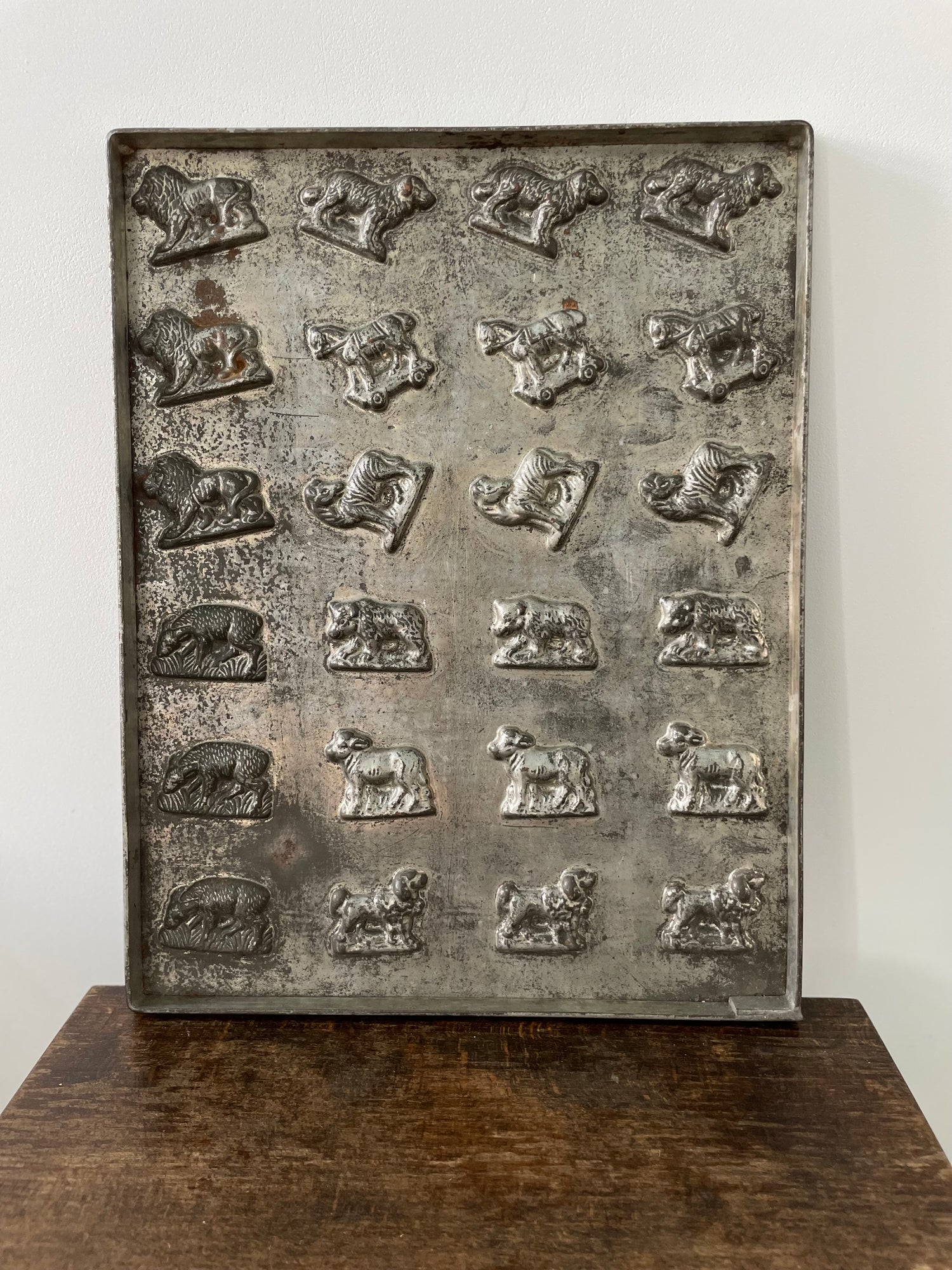 Antique Anton Reiche Chocolate Mould Tray with Animals – c.1920s