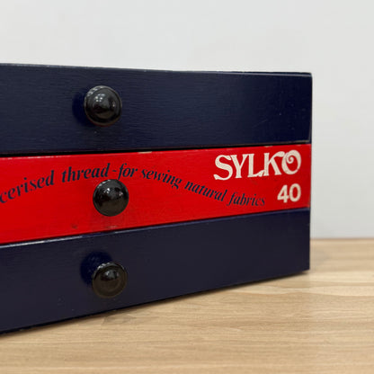 Vintage Sylko Dewhurst’s Sewing Thread Counter Shop Display Drawer Box