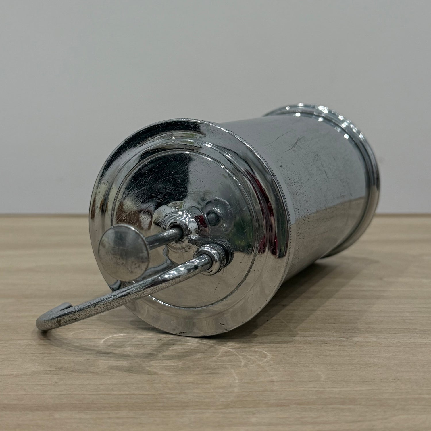 Vintage Brylcreem Chrome Pump Dispenser (REG)