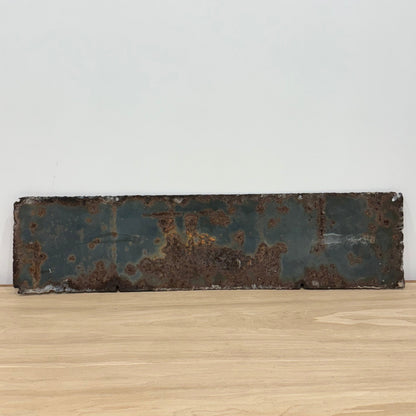 Iron Jelloids Enamel Advertising Sign Tonic for Women Men and Children c1930