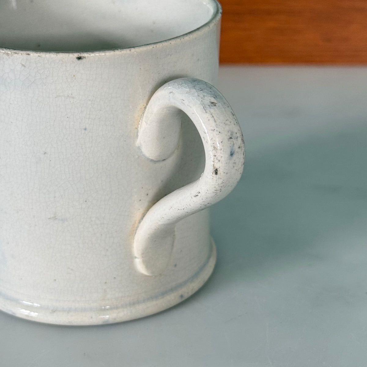 Antique Pearlware Child’s Mug – Farm Yard c.1820–1840