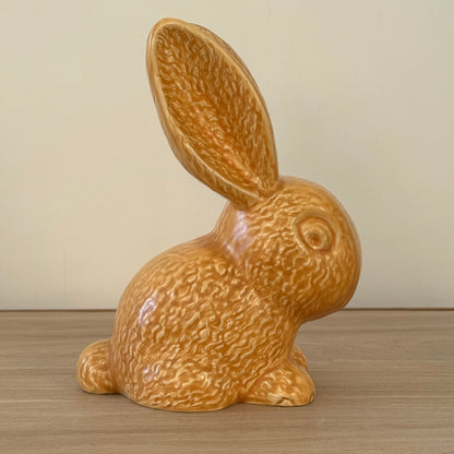 Sylvac Brown Rabbit No. 2 Impressed England Mark Pottery Figure