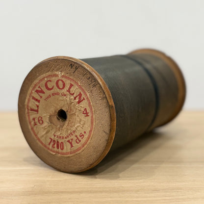 Victorian Edwardian Lincolns Four Cord Wooden Thread Reel 7200yd Coats