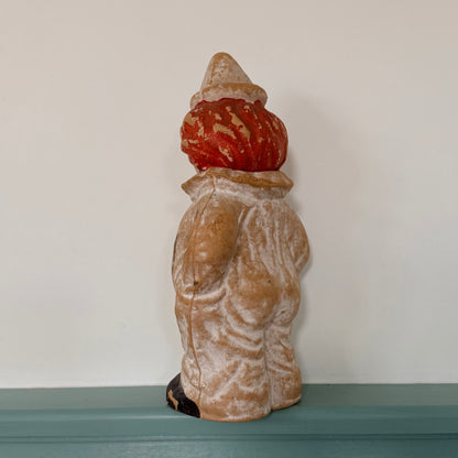 Vintage Papier-Mâché Clown Sweet Container – Made in Scotland