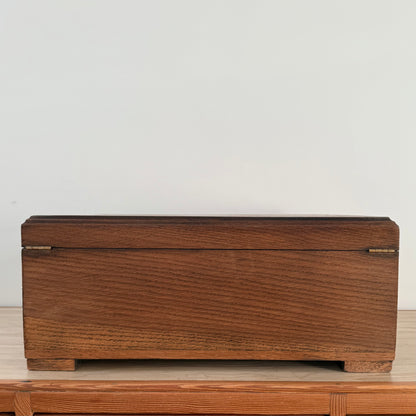 Liberty &amp; Co Oak Sewing Box with Drawers Arts &amp; Crafts Antique