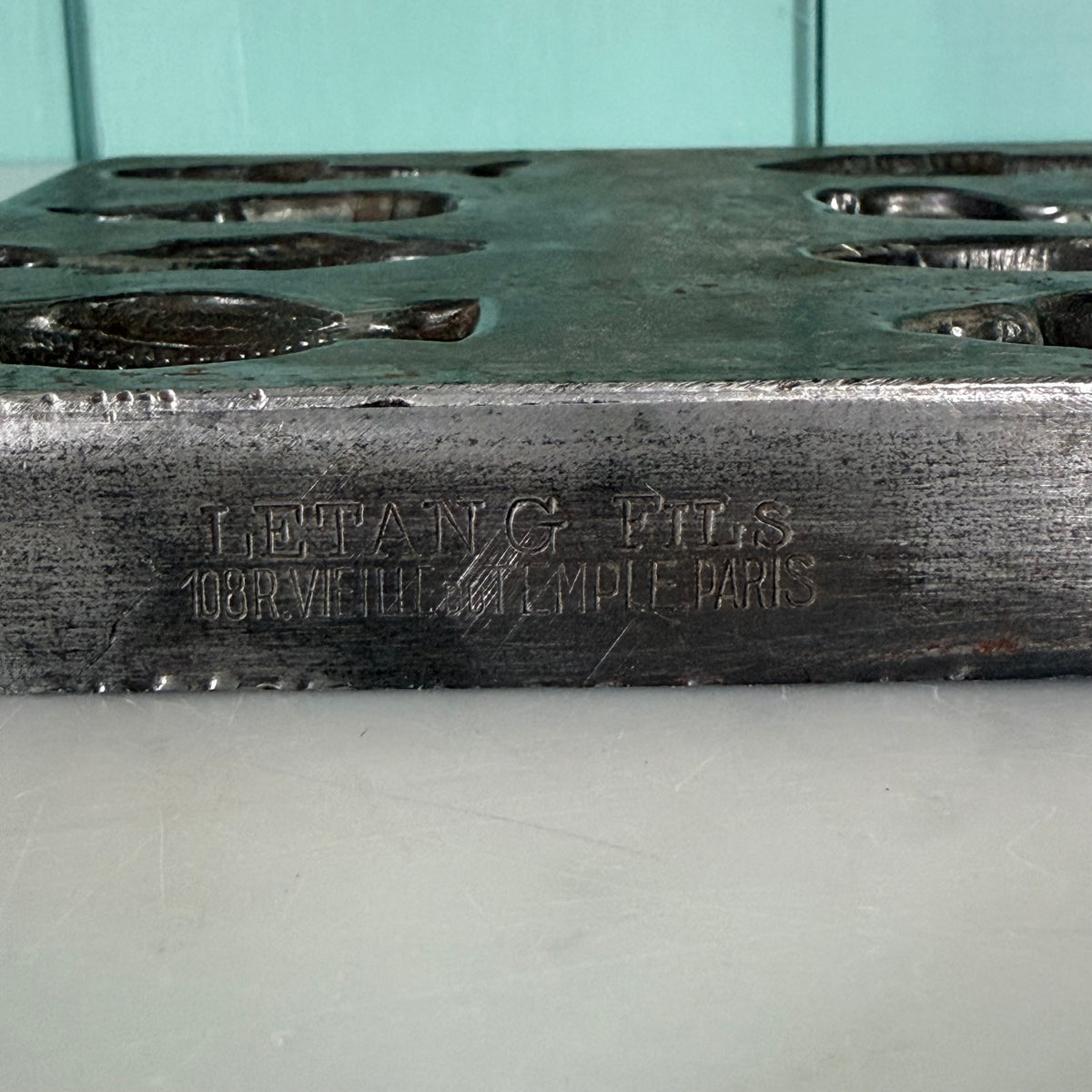 Antique French Létang Fils Fish &amp; Shellfish Chocolate Mould – No. 4144