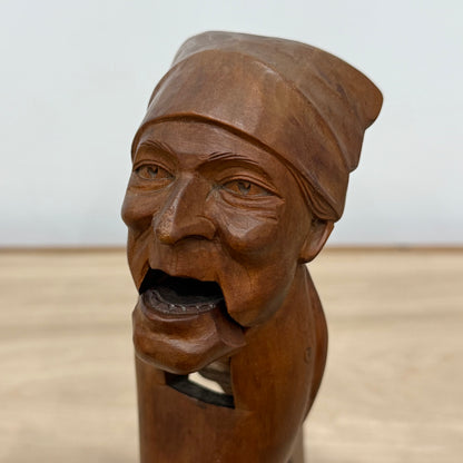 Hand Carved Wooden Figural Nutcracker Folk Art