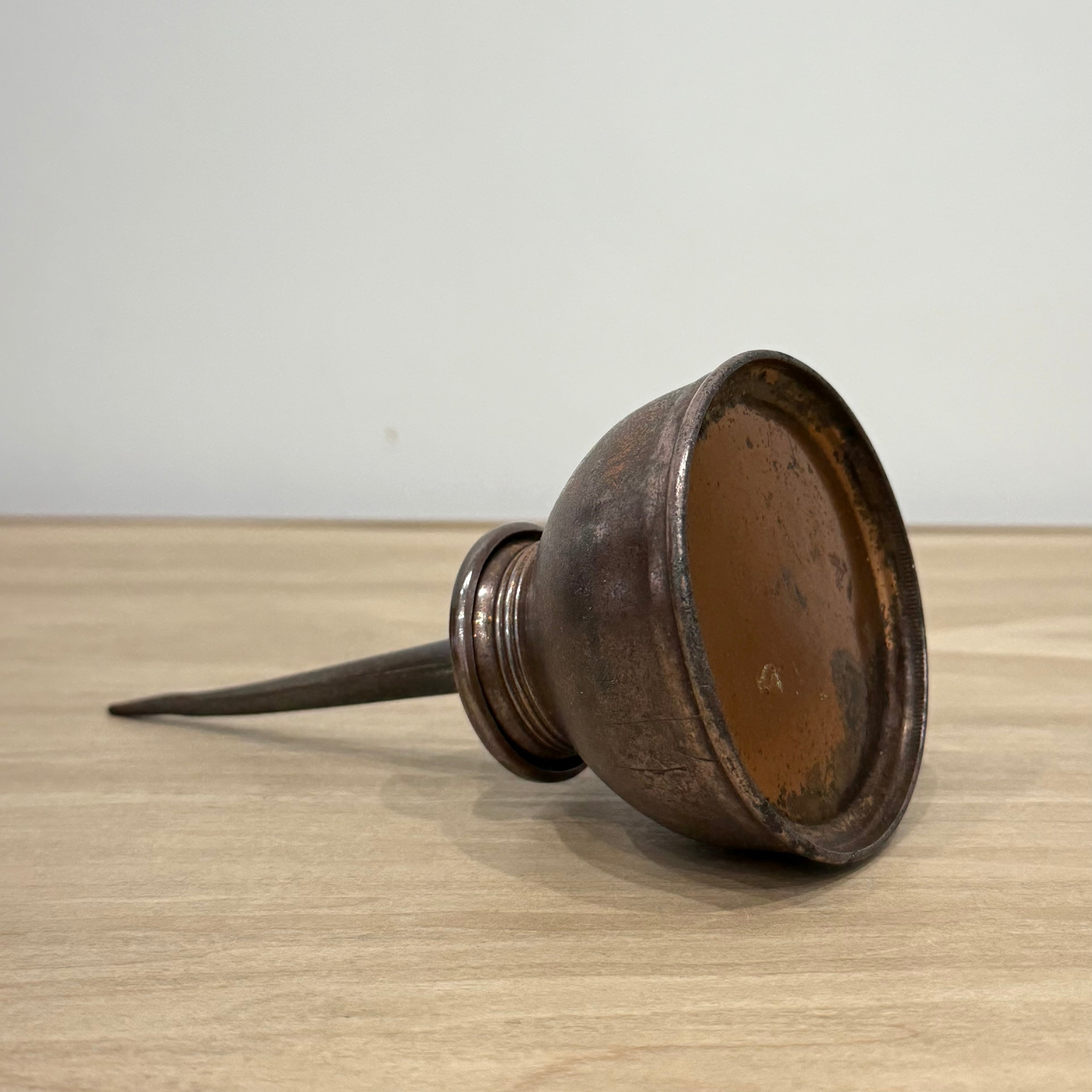 Antique Singer Industrial Sewing Machine Oil Can, Embossed, Cleaned