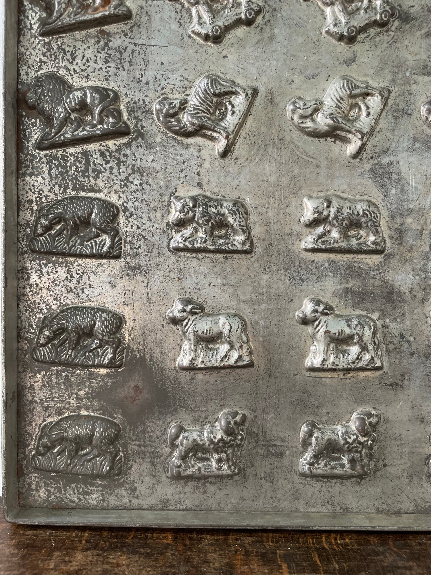 Antique Anton Reiche Chocolate Mould Tray with Animals – c.1920s