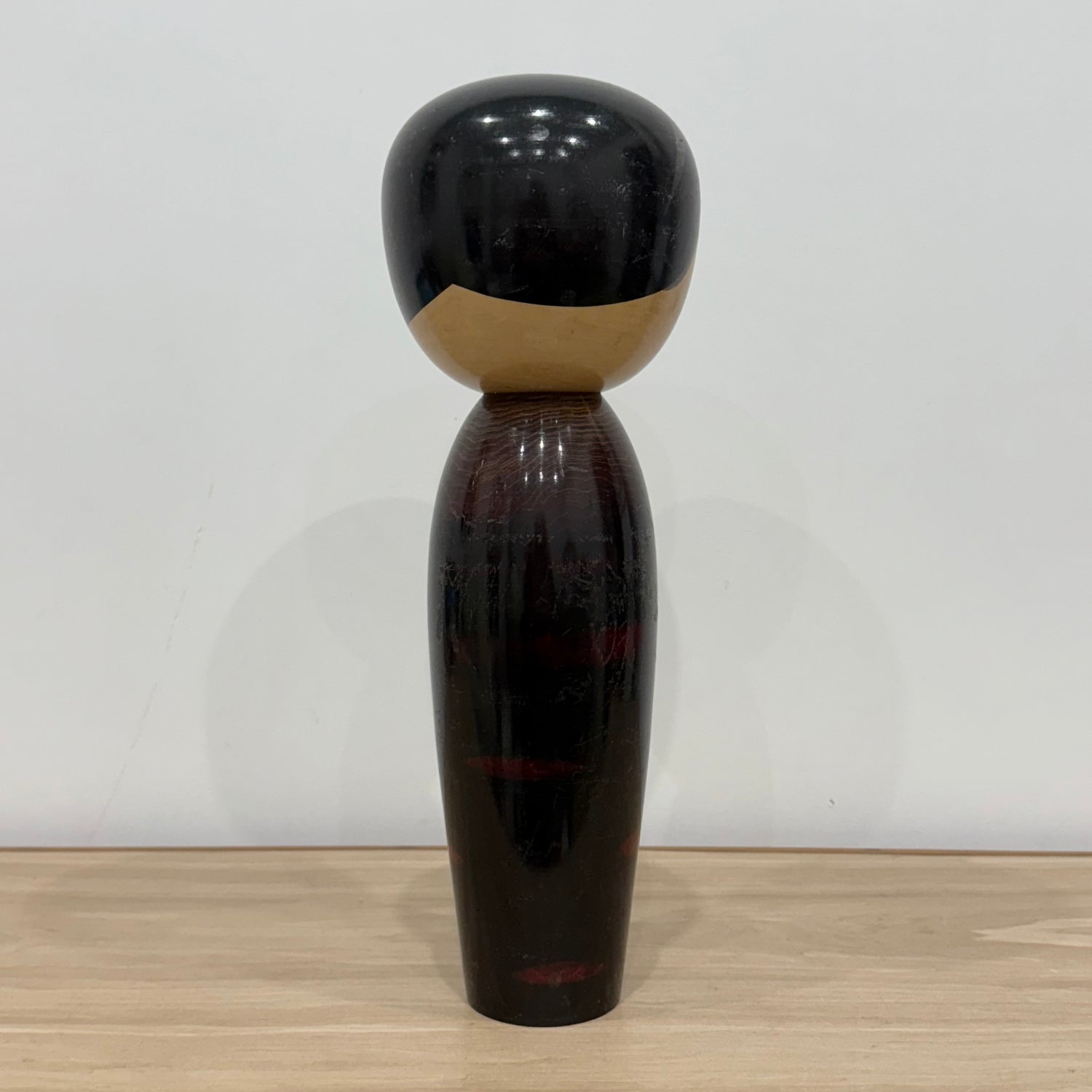 Large Pair of Japanese Sōsaku Kokeshi Dolls by Watanabe Masao