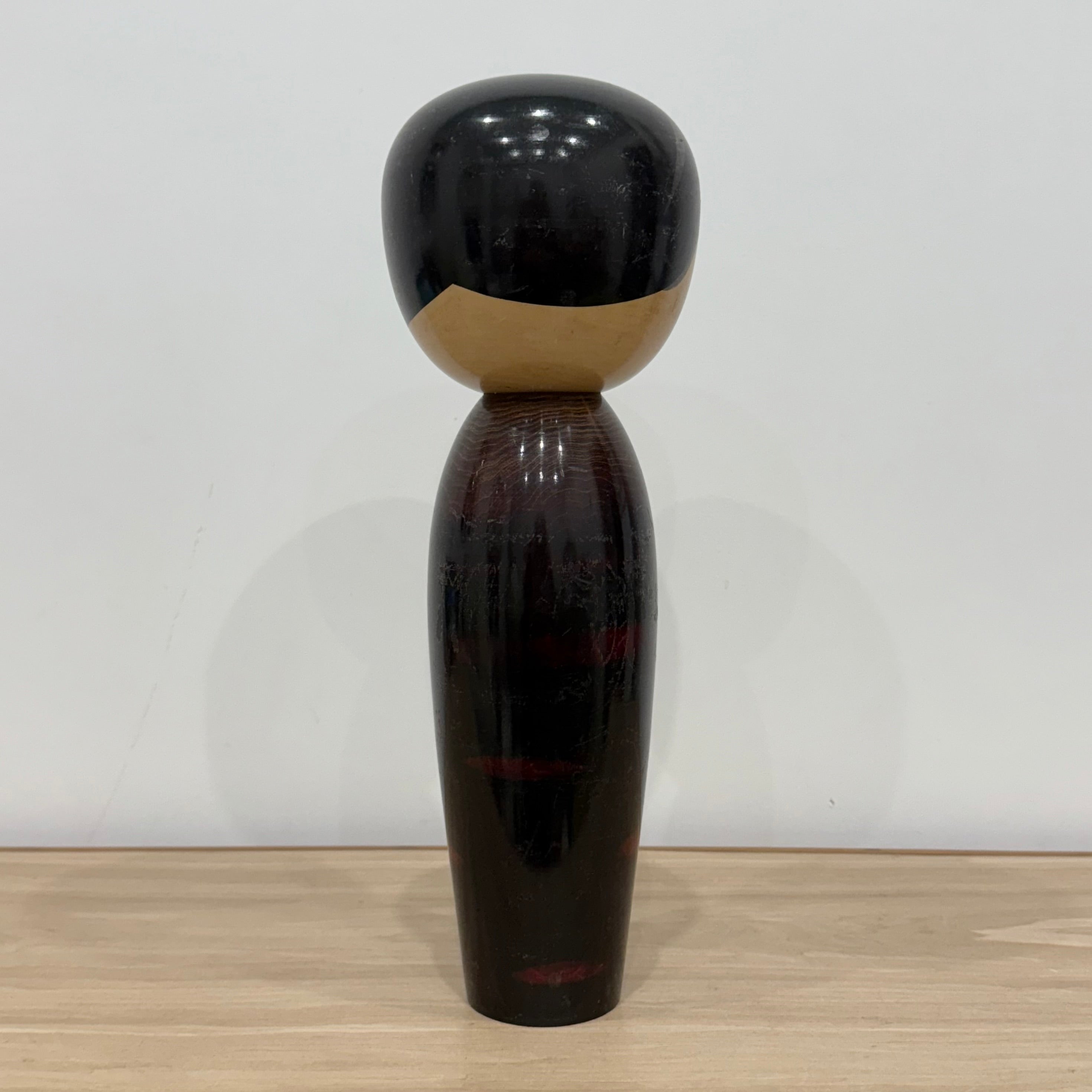 Large Pair of Japanese Sōsaku Kokeshi Dolls by Watanabe Masao