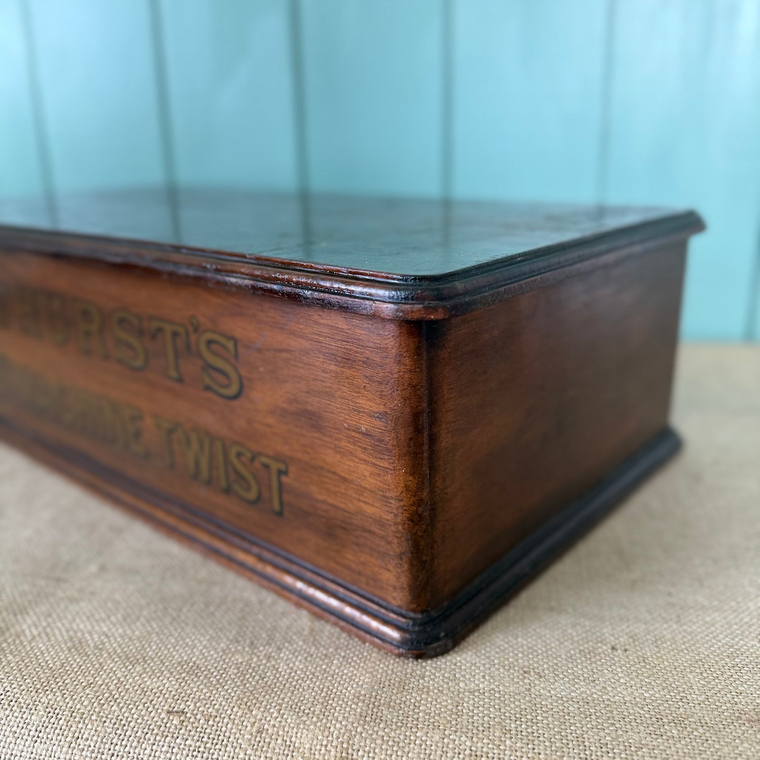 Antique Dewhurst’s Sylko Haberdashery Counter Display Cabinet