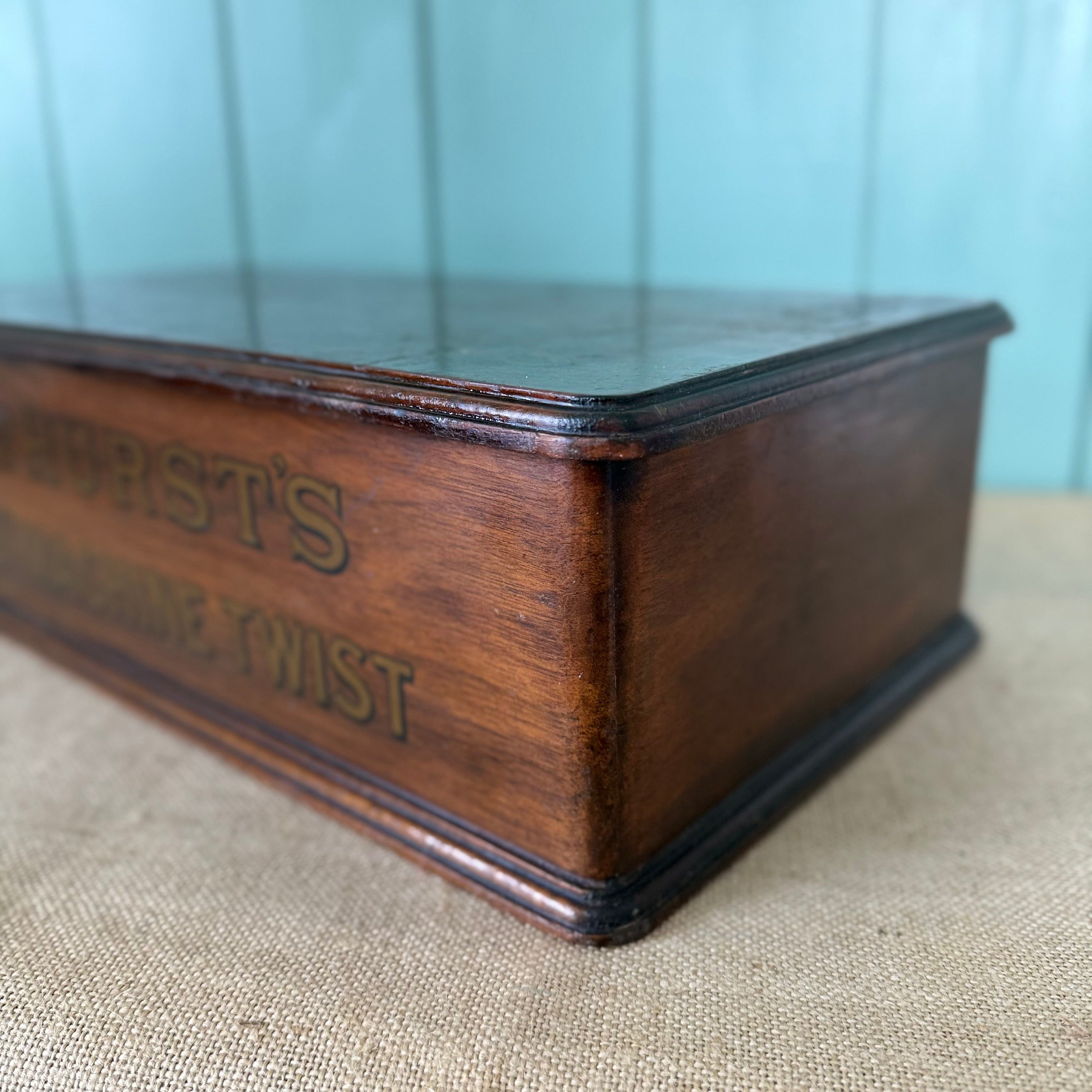 Antique Dewhurst’s Sylko Haberdashery Counter Display Cabinet