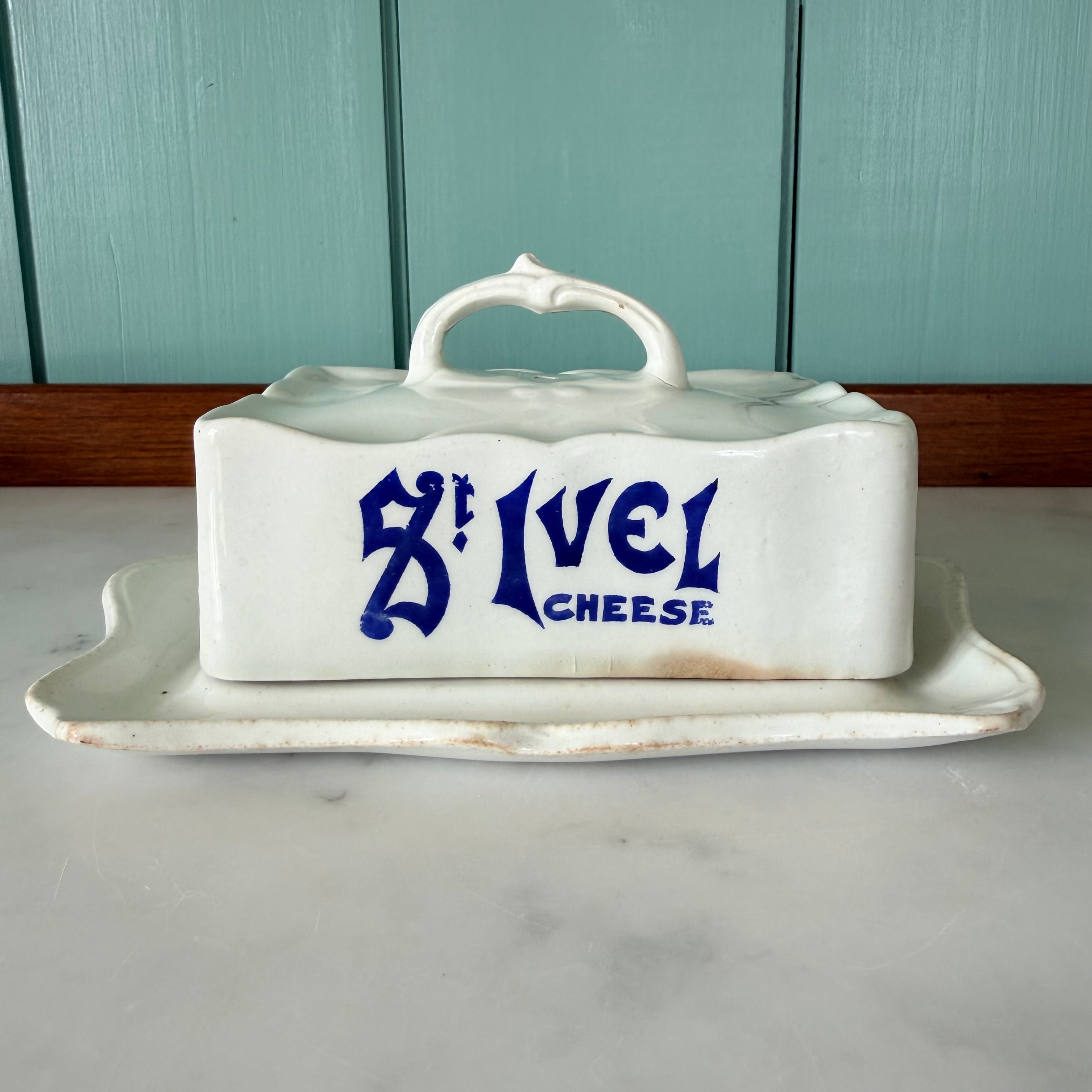 Antique St Ivel Cheese Dish by Wilkinson Ltd Staffordshire c.1910