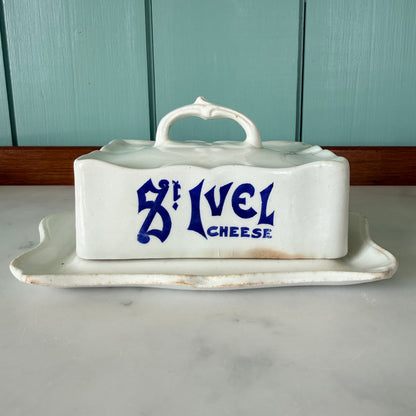 Antique St Ivel Cheese Dish by Wilkinson Ltd Staffordshire c.1910
