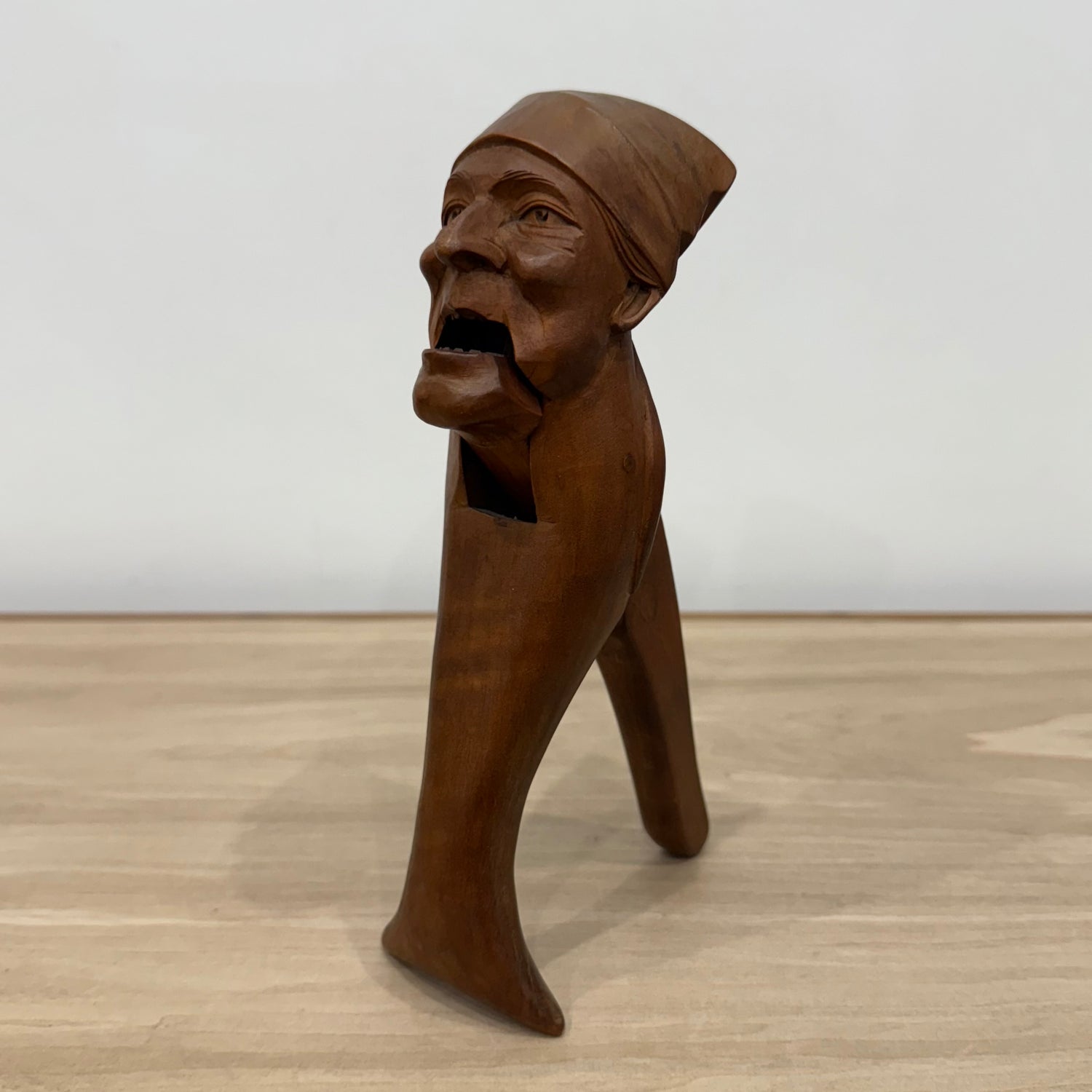 Hand Carved Wooden Figural Nutcracker Folk Art