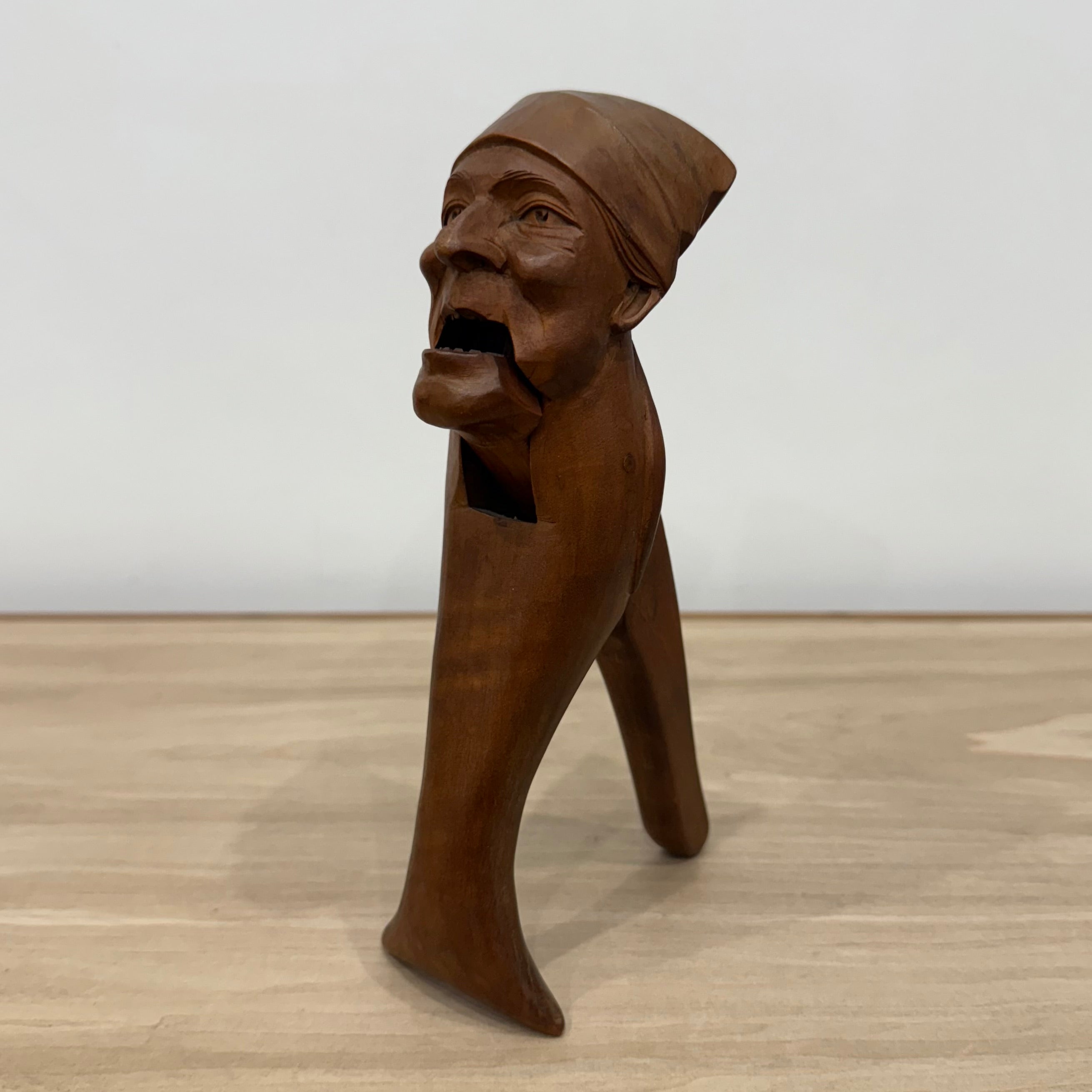 Hand Carved Wooden Figural Nutcracker Folk Art