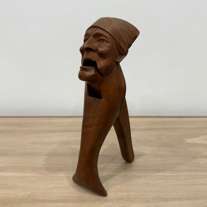 Hand Carved Wooden Figural Nutcracker Folk Art