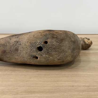 Antique Wooden Lapwing Decoy Hand Carved British Folk Art Bird