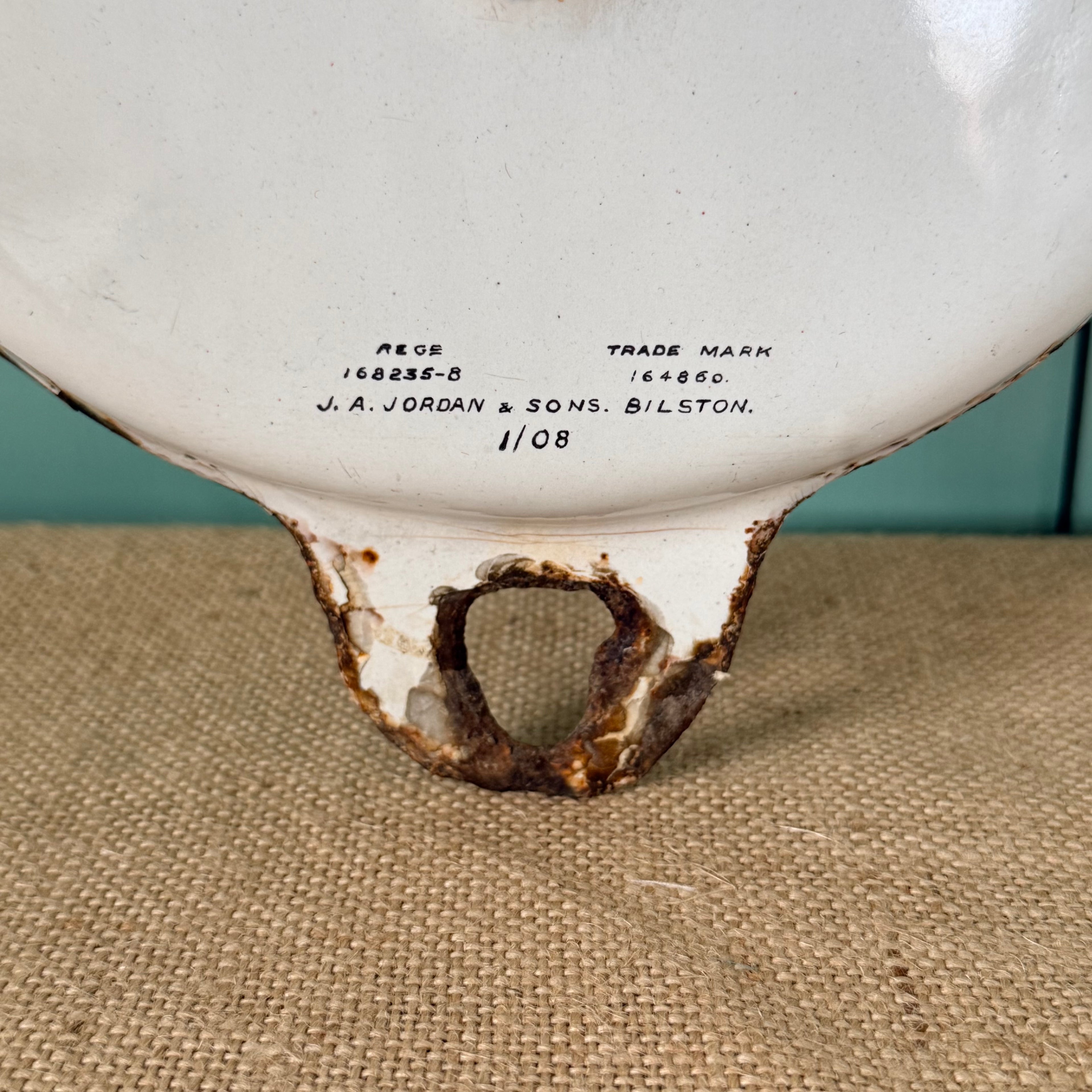 Antique Stephens Ink Enamel Advertising Thermometer Sign