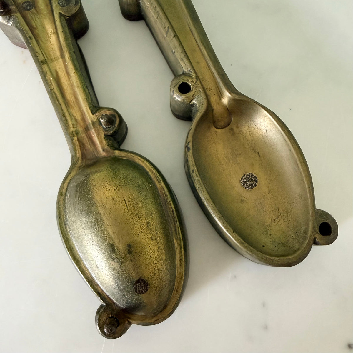 Antique Bronze Spoon Mould for Casting Pewter 18th/19th Century
