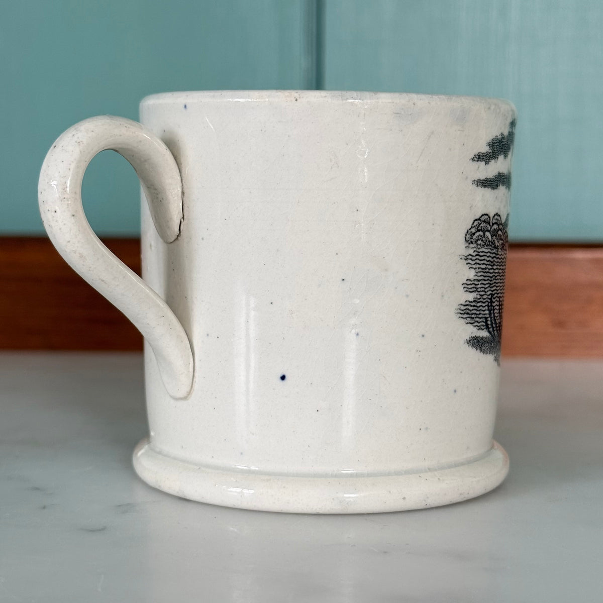 Antique Pearlware Child’s Buck Mug – c.1820–1840