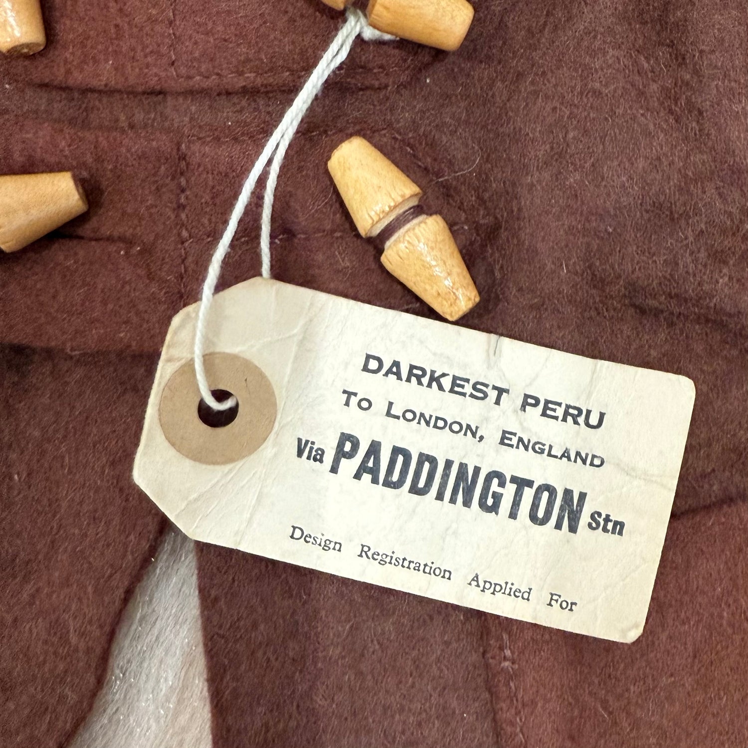 Vintage Gabrielle Designs Paddington Bear Hand Puppet Red Label