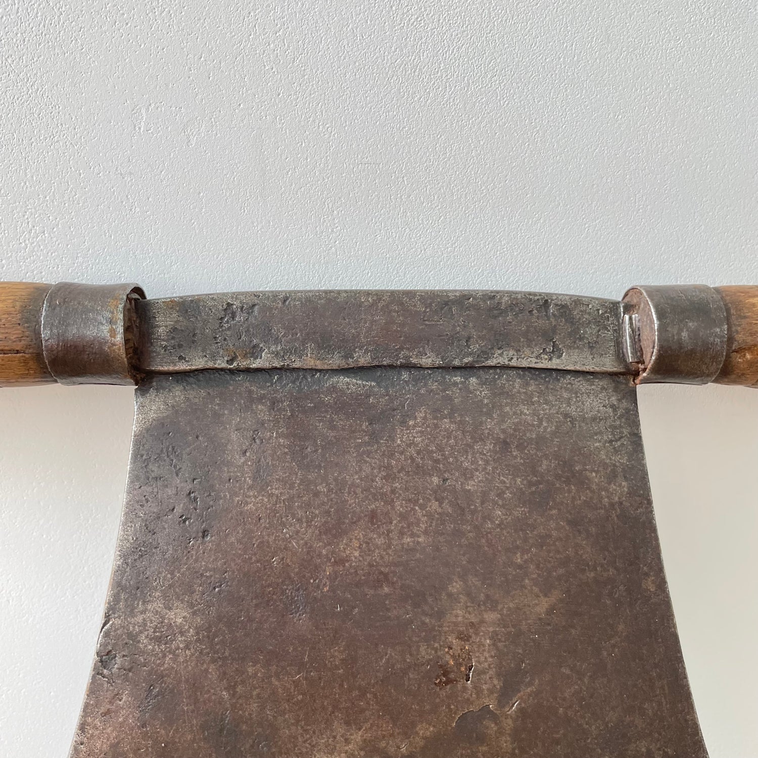 Large Antique Double-Handled Herb Chopper - 19th–Early 20th Century Kitchenalia