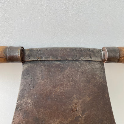 Large Antique Double-Handled Herb Chopper - 19th–Early 20th Century Kitchenalia