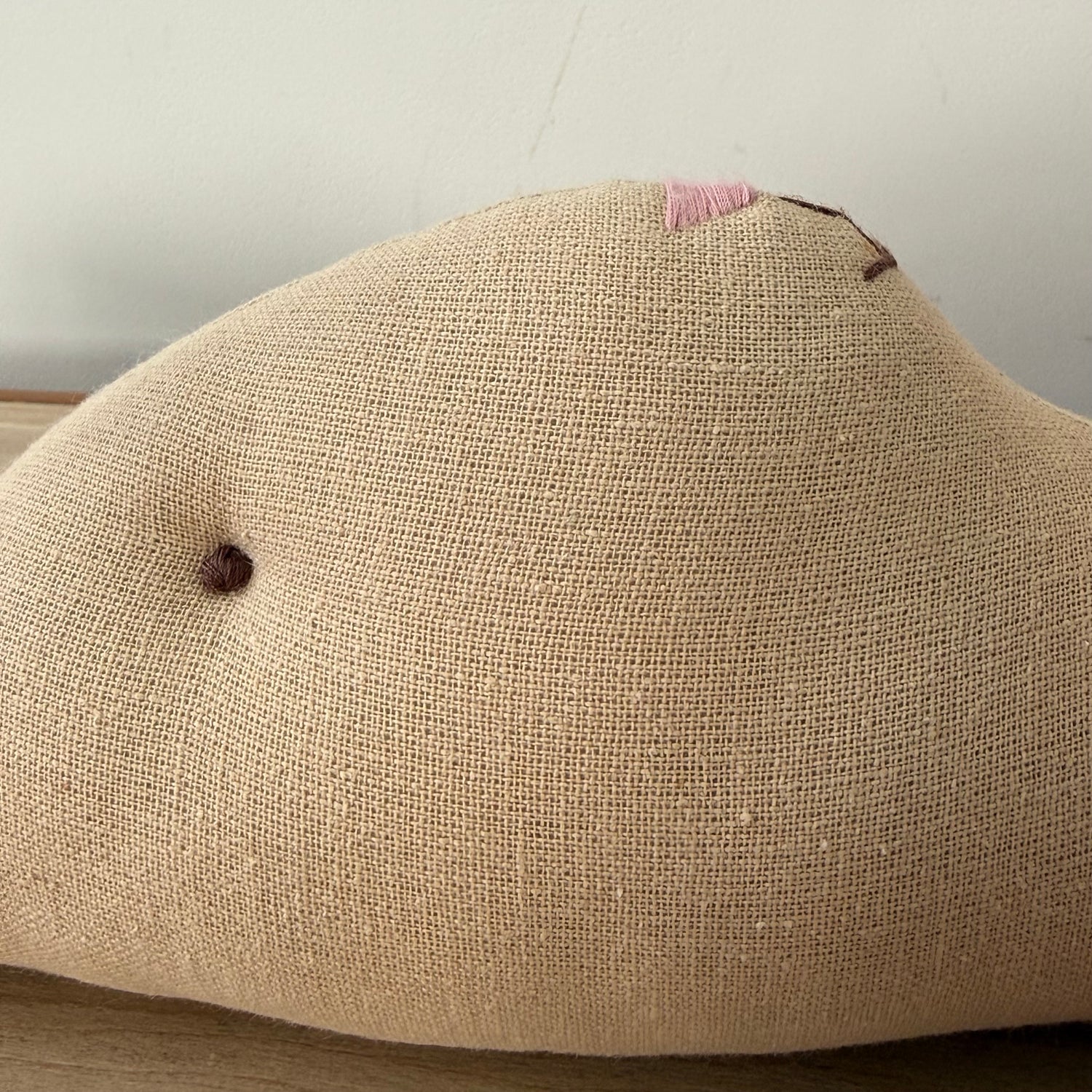 Maileg Giant Bunny 125cm Pink Linen Dress XL Soft Toy Display Piece