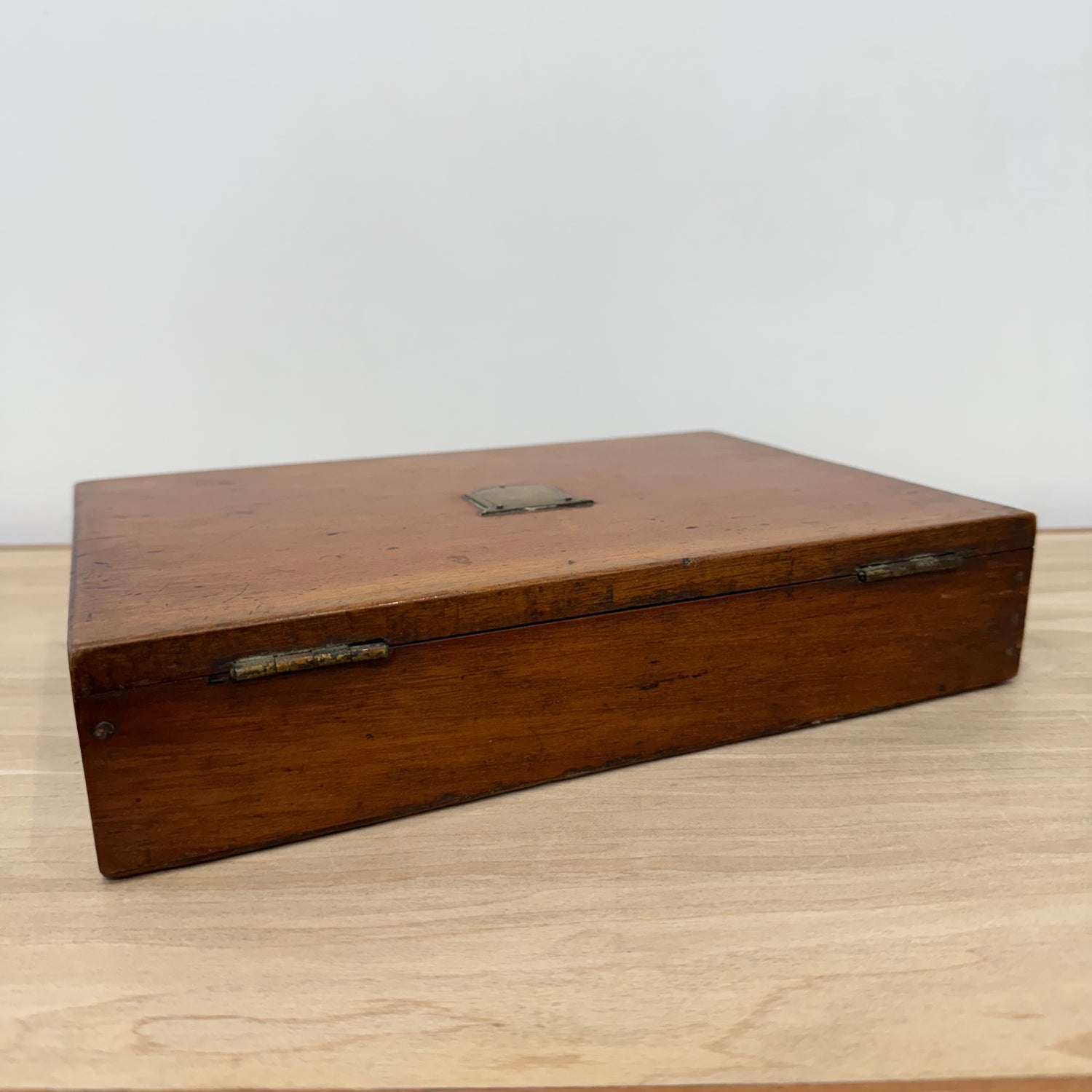 Victorian Mahogany Artist’s Drawing Box with Original Patina