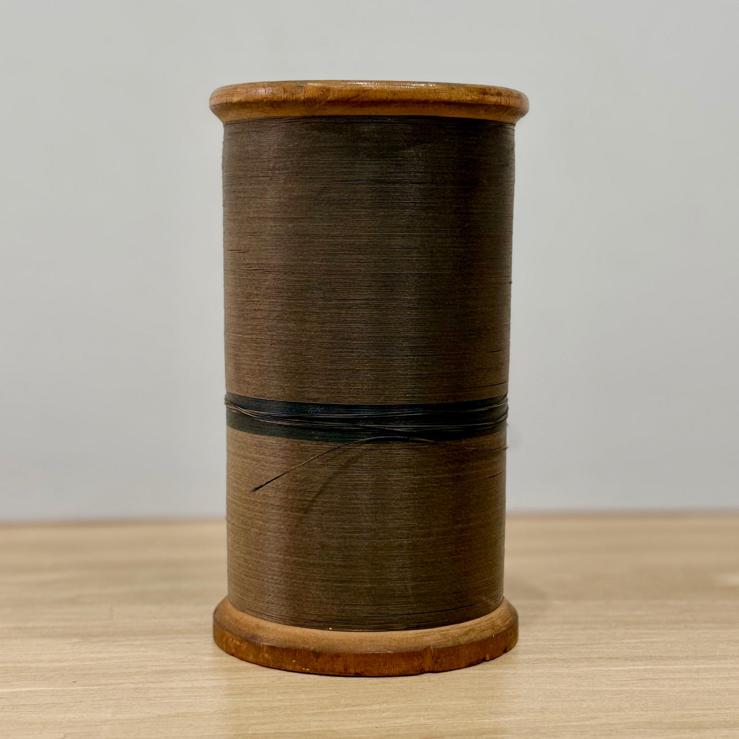 Victorian Edwardian Lincolns Four Cord Wooden Thread Reel 7200yd Coats
