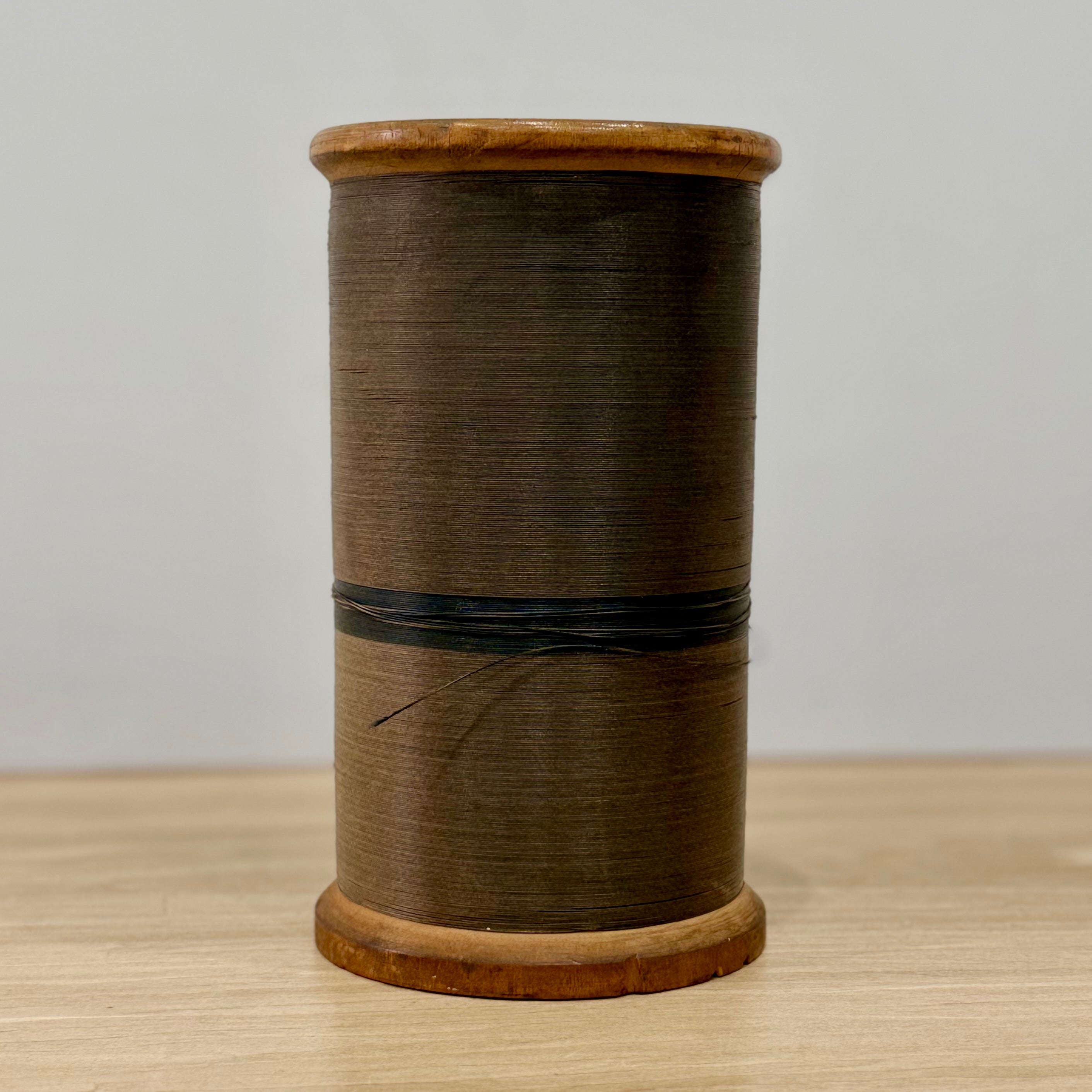 Victorian Edwardian Lincolns Four Cord Wooden Thread Reel 7200yd Coats