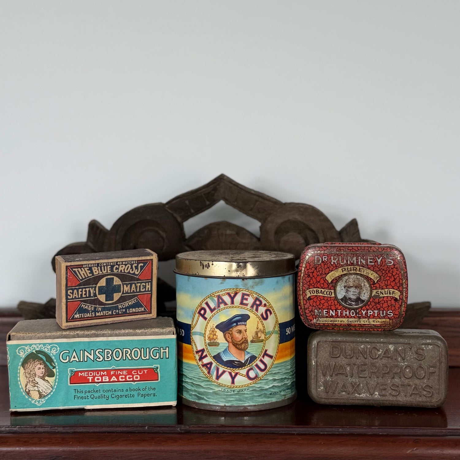 Vintage Tobacco Tin &amp;amp; Smoking Collectables Group Players Drimney Dunhill