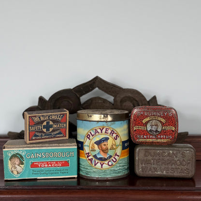 Vintage Tobacco Tin &amp;amp; Smoking Collectables Group Players Drimney Dunhill