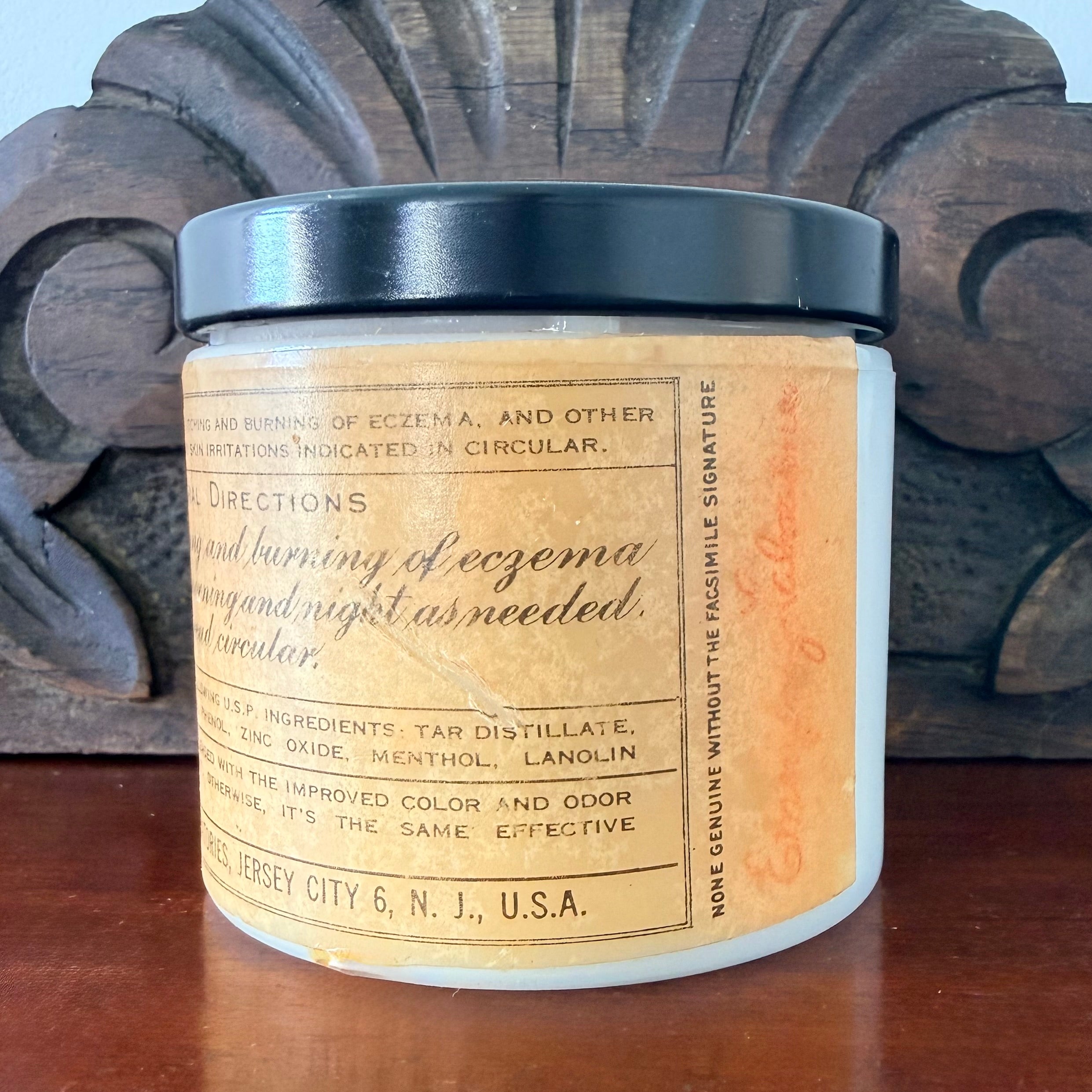 Poslam Ointment Jar 5oz Emergency Laboratories Apothecary Pot