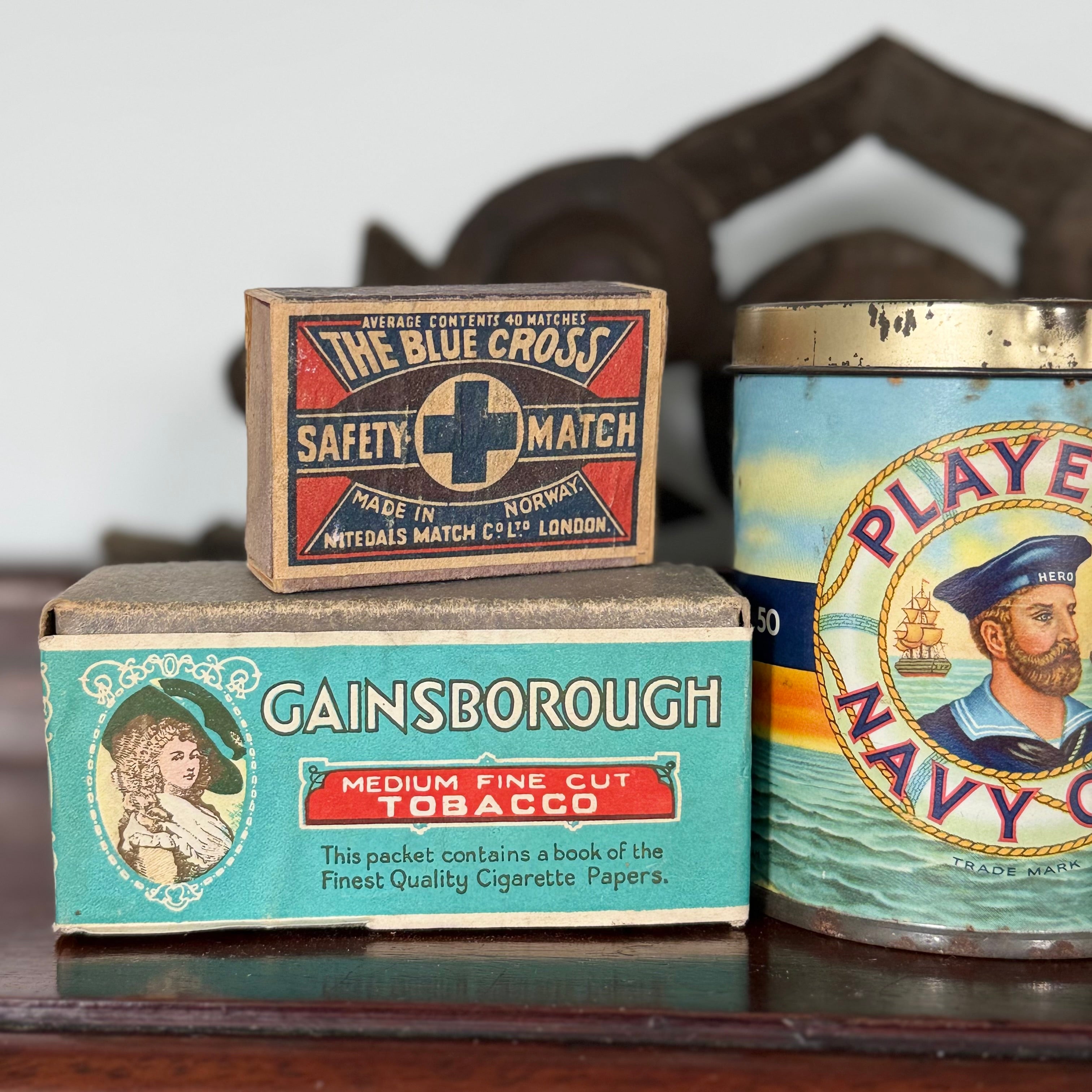 Vintage Tobacco Tin &amp;amp; Smoking Collectables Group Players Drimney Dunhill